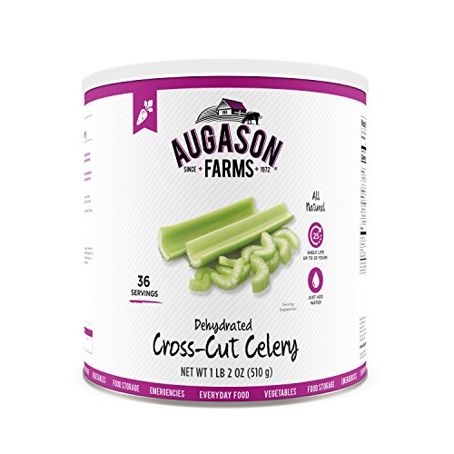 Product Cover Augason Farms Dehydrated Cross Cut Celery 1 lb 2 oz No. 10 Can