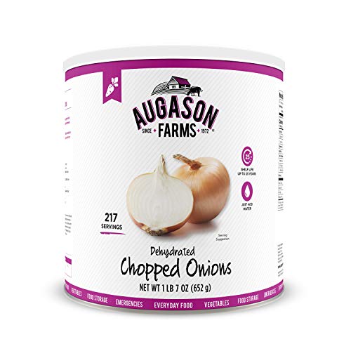 Product Cover Augason Farms Dehydrated Chopped Onions 1 lb 7 oz No. 10 Can