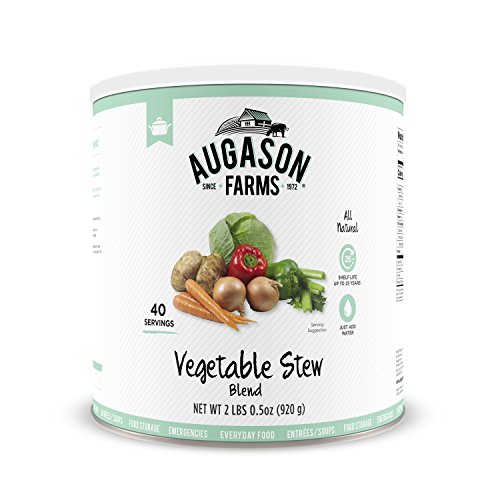Product Cover Augason Farms Vegetable Stew Blend 2 lbs 0.5 oz No. 10 Can