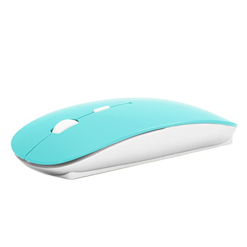 Product Cover TopCase Wireless Optical Mouse for MacBook (Turquoise/Hot Blue)