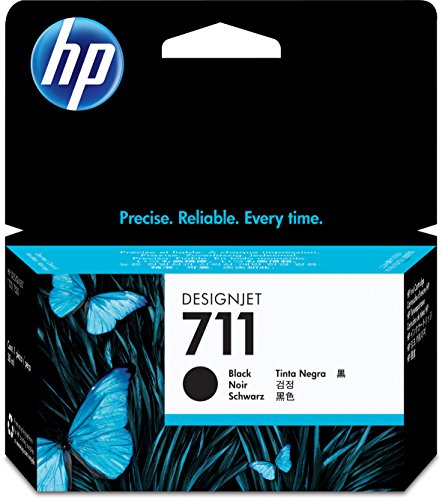 Product Cover HP 711 38-ml Black Designjet Ink Cartridge (CZ129A) for HP DesignJet T120 24-in Printer HP DesignJet T520 24-in Printer HP DesignJet T520 36-in Printer