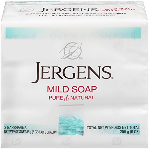 Product Cover Jergens Mild Soap, Facial,3 Bars/3 Ounce Each