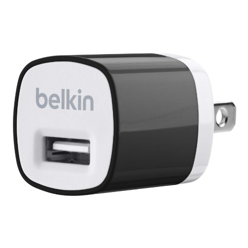 Product Cover Belkin MiXiT Home and Travel Wall Charger with USB Port - 1 AMP / 5 Watt (Black) - F8J017ttBLK