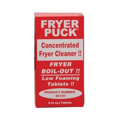 Product Cover Fryer Puck 401304001 4oz Deep Fryer Cleaner Tablets (5 Tabs/Box)