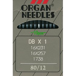 Product Cover Organ DB X 1 Industrial Needles 16X257 Size 80/12 (10pk)