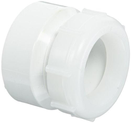 Product Cover Spears P104P Series PVC DWV Pipe Fitting, Trap Adapter with Plastic Nut, 1-1/2