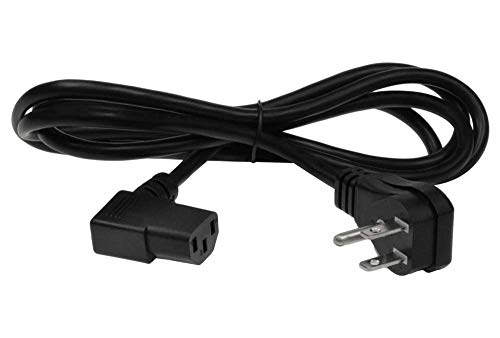 Product Cover SF Cable, 2ft 18 AWG Universal Right Angle Both Side Power Cord