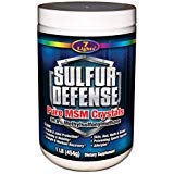 Product Cover 7 Lights Sulfur Defense MSM Powder, Pure 99.9% Methylsulfonylmethane Crystals, 1 Pound