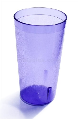 Product Cover New Star Foodservice 46625 Tumbler Beverage Cups, Restaurant Quality, Plastic, 8 oz, Blue, Set of 12