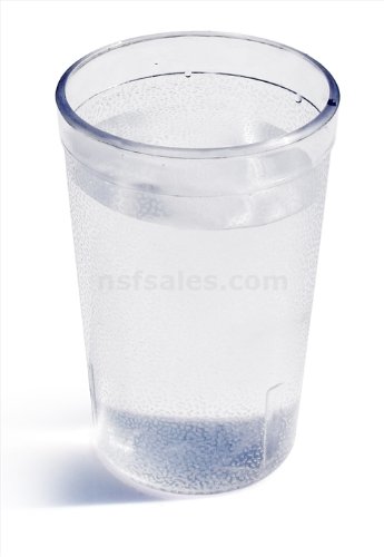 Product Cover New Star Foodservice 46649 Tumbler Beverage Cups, Restaurant Quality, Plastic, 8 oz, Clear, Set of 12