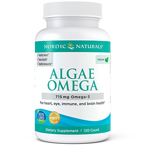 Product Cover Nordic Naturals Algae Omega - Vegetarian Omega-3 Supplement for Eye Health, Heart Health, and Optimal Wellness, 120 Count
