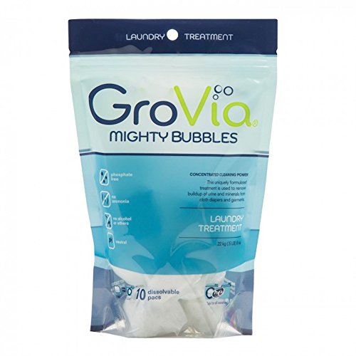 Product Cover GroVia Mighty Bubbles Laundry Treatment for Baby Cloth Diapers (10 Count)