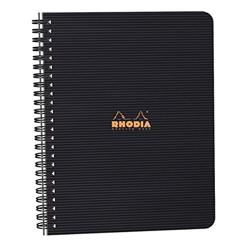 Product Cover Rhodia Rhodiactive Meeting paper Book 90g paper - Lined 80 sheets - 6 1/2 x 8 1/4 - Black Cover
