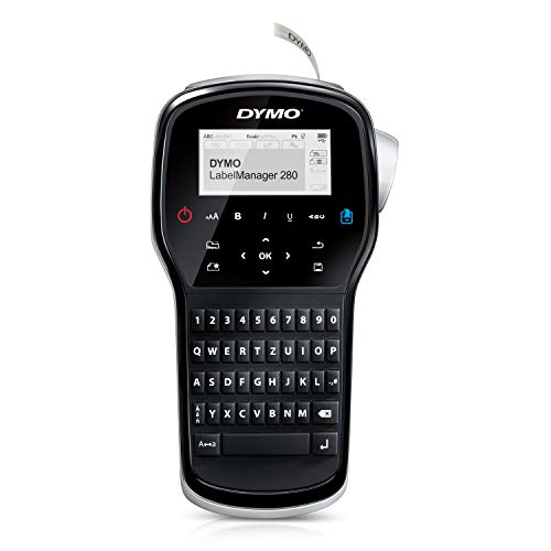 Product Cover DYMO Label Maker | LabelManager 280 Rechargeable Portable Label Maker, Easy-to-Use, One-Touch Smart Keys, QWERTY Keyboard, PC and Mac Connectivity, for Home & Office Organization