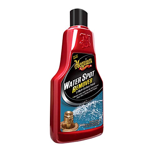Product Cover Meguiar's Water Spot Remover - Water Stain Remover and Polish for All Hard Surfaces - A3714, 16 oz