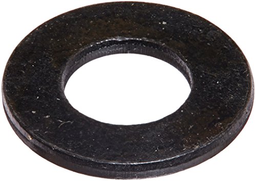 Product Cover Steel Flat Washer, Black Oxide Finish, ASME B18.22.1, 5/16