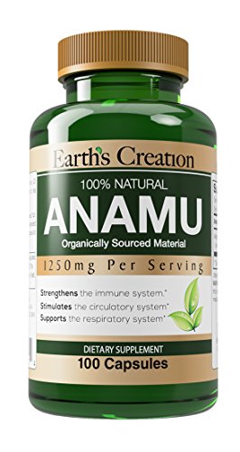 Product Cover Earth's Creation Anamu 1250mg 100% Organically Grown - 100 Capsules