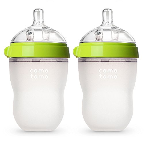 Product Cover Comotomo Baby Bottle, Green, 8 Ounce (2 Count)