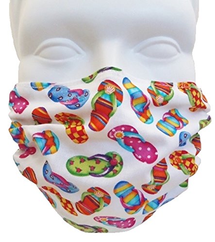 Product Cover Breathe Healthy Dust, Allergy and Flu Mask; Filters Pollen and Allergens, Cold and Flu Germs - Flip Flop Design