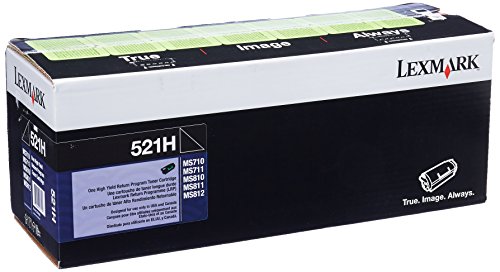 Product Cover Lexmark 52D1H00 MS710 MS711 MS810 MS811 MS812 Toner Cartridge (Black) in Retail Packaging