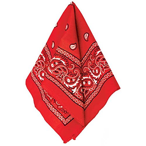 Product Cover Amscan Bandana, Party Accessory, Red , 20
