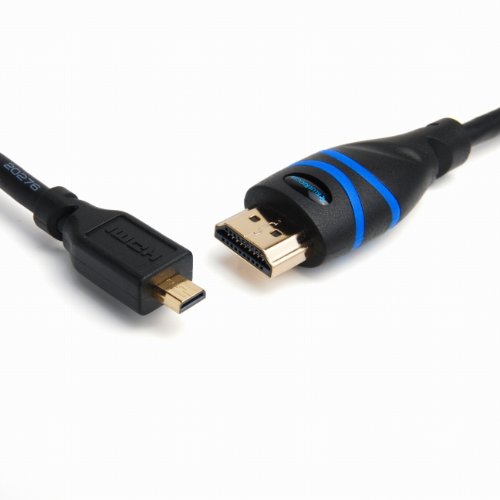 Product Cover BlueRigger High Speed Micro HDMI to HDMI Cable (NOT Micro-USB) with Ethernet (15 feet / 4.5 Meters)
