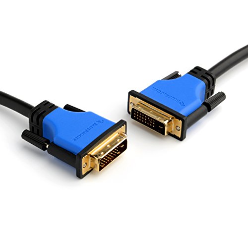 Product Cover BlueRigger DVI to DVI Cable (3 Feet, Monitor Cable, Dual Link, Male to Male, Black)
