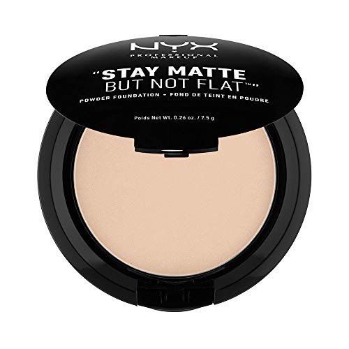 Product Cover Nyx Professional Makeup Stay Matte Not Flat Powder Foundation, Nude, 7.5g