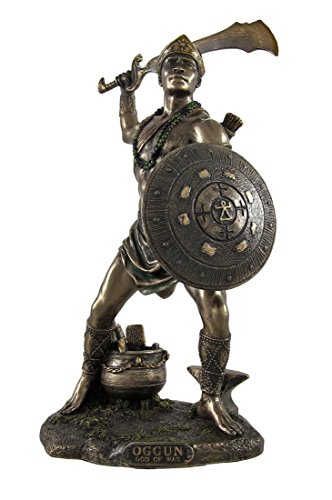 Product Cover Veronese Bronzed Oggun God of War, Iron and Hunting Statue
