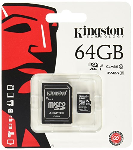 Product Cover Kingston Digital 64 GB microSD Class 10 UHS-1 Memory Card 30MB/s with Adapter  (SDCX10/64GB)