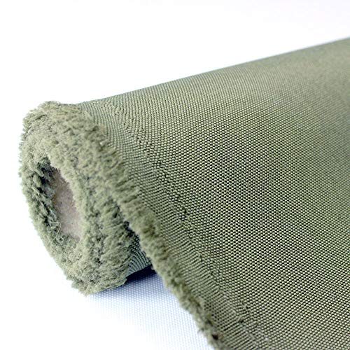 Product Cover Canvas Fabric Waterproof Outdoor 600 Denier Outdoor/Indoor PU Backing UV Protector Canvas Awning Fabric (1 Yard, Foilage)