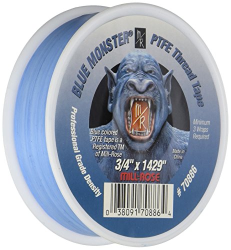 Product Cover Millrose Available Mill-Rose 70886 Monster PTFE Pipe Thread Sealant Tape, 3/4-Inch x 1429-Inches, Blue
