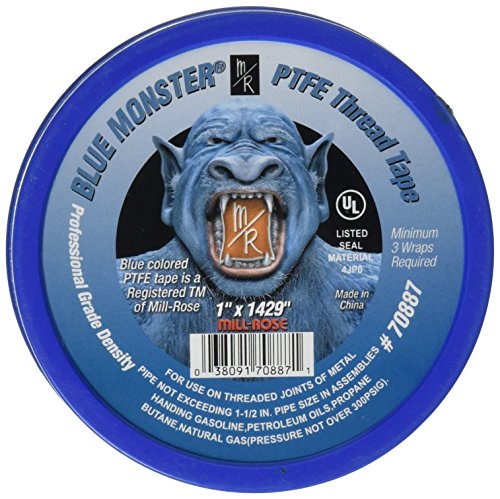 Product Cover Millrose Blue Mill-Rose 70887 Monster PTFE Pipe Thread Sealant Tape, 1-Inch x 1429-Inches