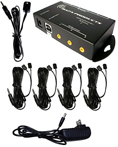 Product Cover BAFX Products (Infrared) IR Remote Control Extender or IR Repeater Kit - Control 1 to 8 Devices (Expandable to 12!)