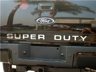 Product Cover BDTrims Tailgate Raised Letters Compatible with 2008-2016 Super Duty Models (Chrome)
