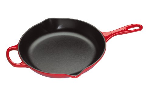 Product Cover Le Creuset LS2024-2667 Signature Iron Handle Skillet, 10-1/4-Inch, Cerise