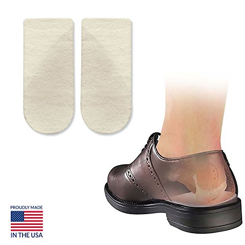 Product Cover Hapad Lateral Heel Wedge, Orthopedic Shoe Wedges Inserts, 3/4 Length Medial Lateral Wedge Insoles, 3'' Pair
