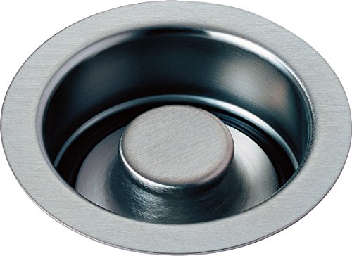 Product Cover Delta Faucet 72030-AR Disposal and Flange Stopper Kitchen, Arctic Stainless