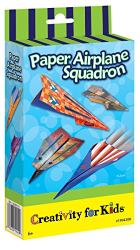 Product Cover Creativity for Kids Paper Airplane Squadron - Create and Customize 20 Paper Planes