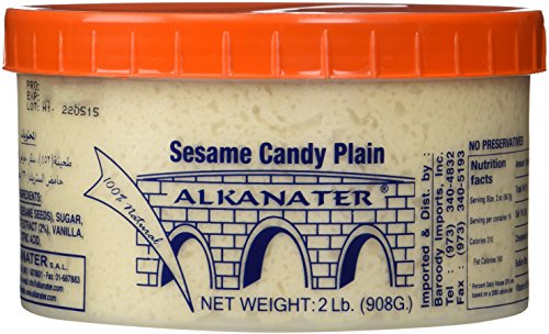 Product Cover Alkanater Halawa, Sesame Candy 2 Lb (32 Ounces) (Plain) by Alkanater