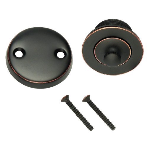 Product Cover Oil-Rubbed Bronze : Designers Impressions 659632 Oil Rubbed Bronze Lift and Turn Drain Trim