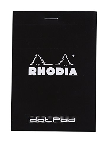 Product Cover Rhodia Staplebound Notepads - Dots 80 sheets - 3 3/8 x 4 3/4 in. - Black cover
