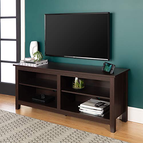 Product Cover WE Furniture Minimal Farmhouse Wood Universal Stand for TV's up to 64