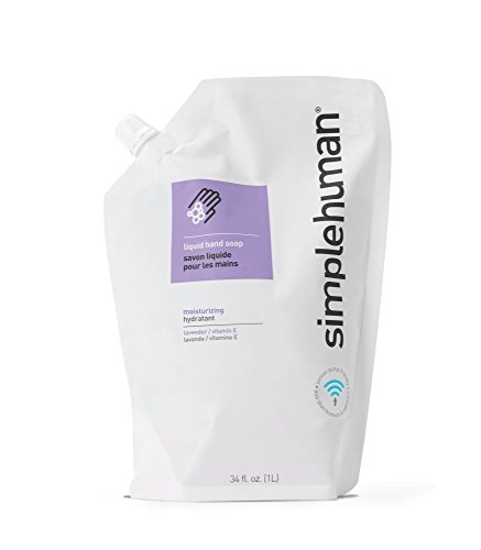 Product Cover simplehuman 34 fl. oz. Moisturizing Liquid Hand Soap Refill Pouch, Lavender/Vitamin E