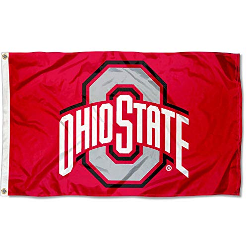 Product Cover College Flags & Banners Co. Ohio State Flag OSU Buckeye Flag