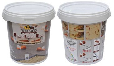 Product Cover Raimondi, Leveling System Starter Kit - 100pcs wedges in bucket, 100 Regular clips & floor plier