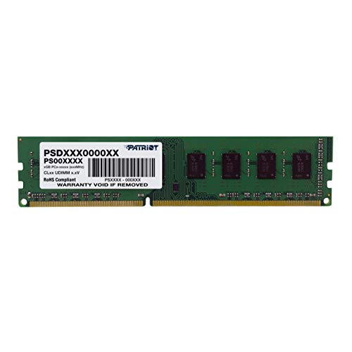 Product Cover Patriot Signature 4GB DDR3 PC3-12800 (1600MHz) CL11 DIMM 4 Memory Module PSD34G160081