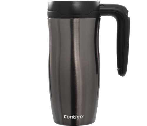 Product Cover Contigo AUTOSEAL Randolph Vacuum-Insulated Handled Travel Mug, 16 oz, Gunmetal