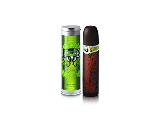 Product Cover Cuba Eau De Toilette Spray for Men, Green, 3.3 Ounce
