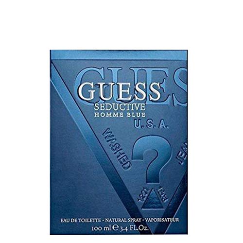 Product Cover Guess Seductive Homme Eau De Toilette Spray for Men, Blue, 3.4 Ounce